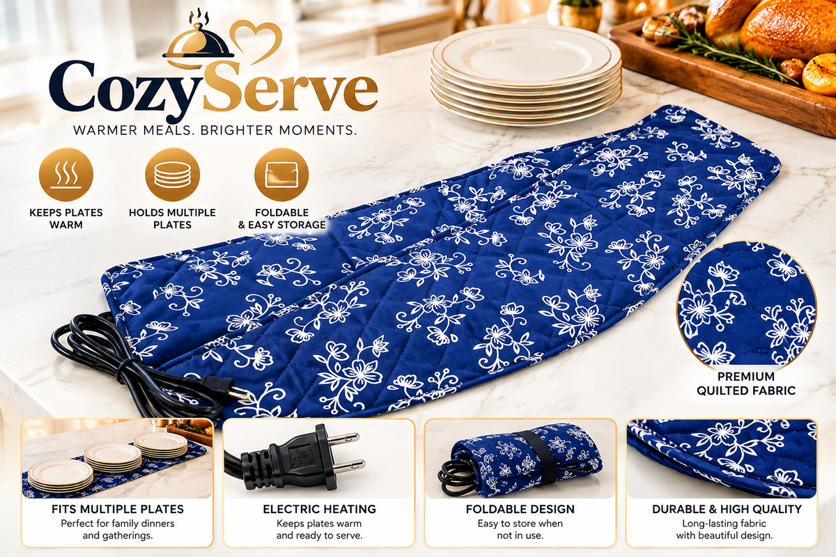Cozy Serve Multi-Plate Warmer for Perfectly Hot Dishes